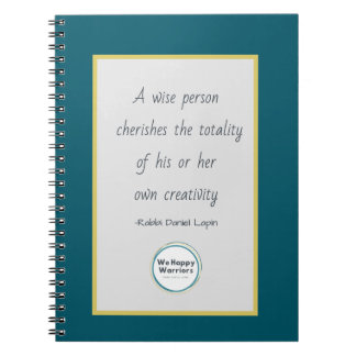 Caderno Espiral Notebook para guerreiros felizes