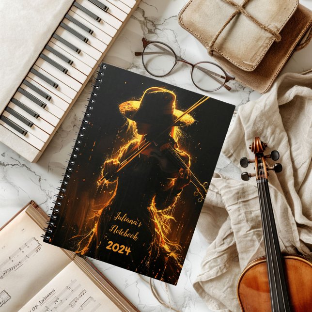 Caderno Espiral Notebook para professor de música estudioso estudi (Criador carregado)