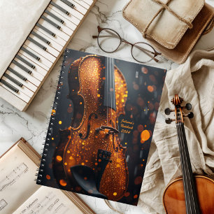 Caderno Espiral Notebook para professor de música estudioso estudi