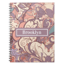 Notebook Pastel Abstrato