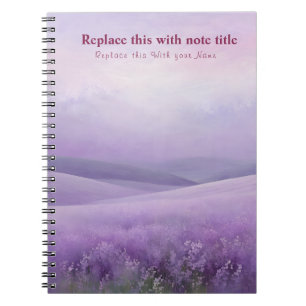 Caderno Espiral Notebook Pastel Floral rico