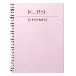 Caderno Espiral Notebook Pastel Personalizado Simples Enfermeiro e