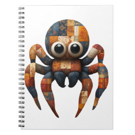 Caderno Espiral Notebook Patchwork Spider
