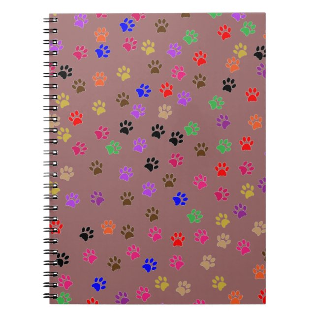 Caderno Espiral Notebook Paws (Frente)