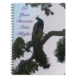 Caderno Espiral Notebook Peacock Dreams