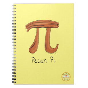 Caderno Espiral Notebook Pecan Pi Cute Math Pi Day