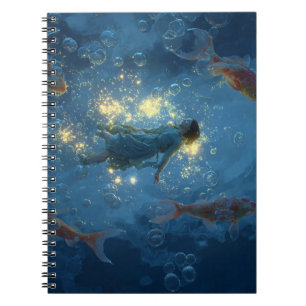 Caderno Espiral Notebook Peixes Dreamscape