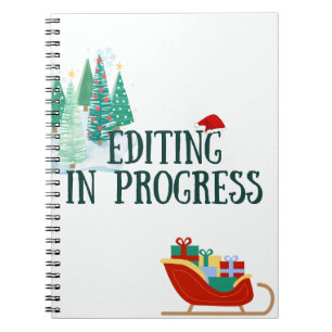 Caderno Espiral Notebook Pensado Em Natal Em Andamento