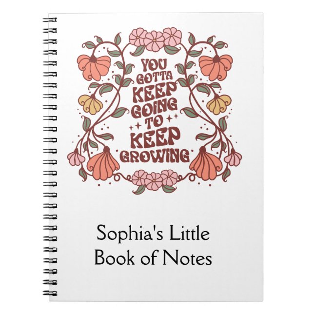 Caderno Espiral Notebook personalizado (Frente)