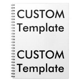 Caderno Espiral Notebook personalizado 80 páginas de 6,5" x 8,75"