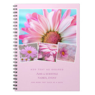 Caderno Espiral Notebook Personalizado Adicionar Fotografias Texto