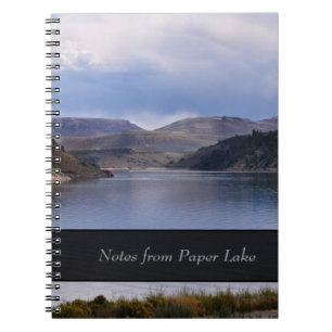 Caderno Espiral Notebook Personalizado Azul Mesa do Colorado