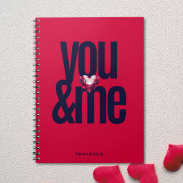 Caderno Espiral Notebook Personalizado Cherry You & Me