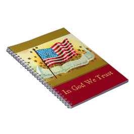 Caderno Espiral Notebook Personalizado com Sinalizador Americano d
