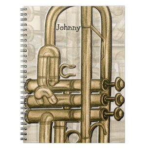 Caderno Espiral Notebook Personalizado com Trecho de ouro