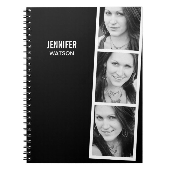 Caderno Espiral Notebook Personalizado da Booth de Fotografia (Frente)