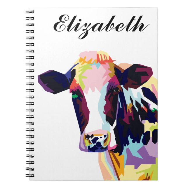 Caderno Espiral Notebook personalizado de arte em Pop (Frente)