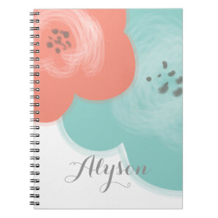 Caderno Espiral Notebook Personalizado de Blocos Adorável