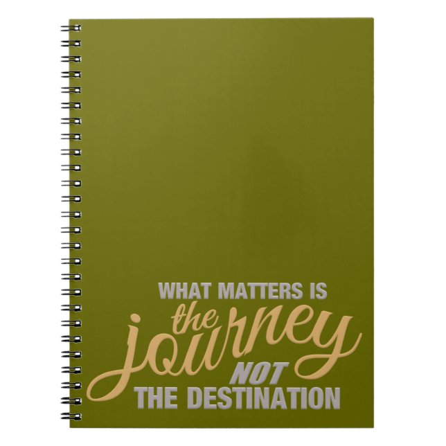 Caderno Espiral notebook personalizado de JOURNEY (Frente)