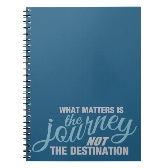 Caderno Espiral notebook personalizado de JOURNEY (Frente)
