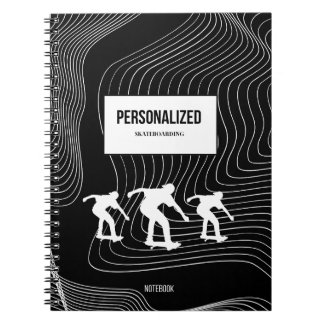 Caderno Espiral Notebook personalizado de skate