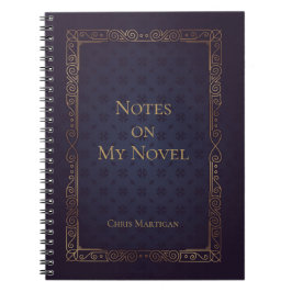 Caderno Espiral Notebook Personalizado do Elegante Writer