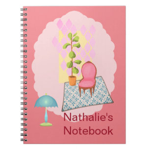 Caderno Espiral Notebook personalizado em casa