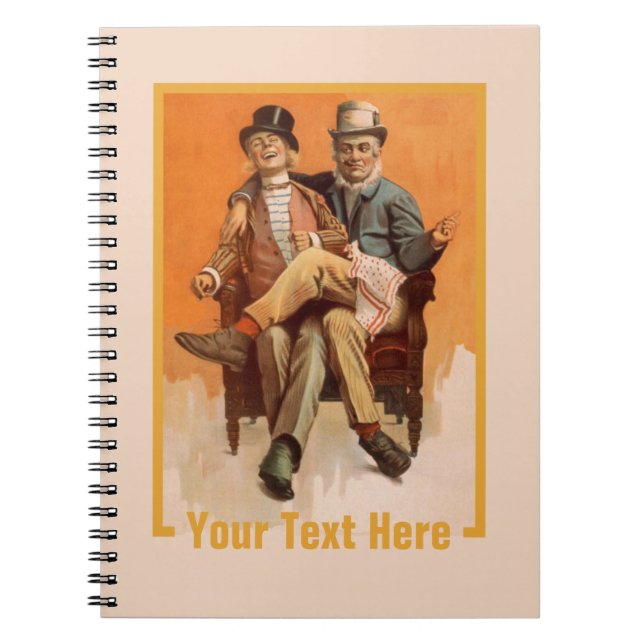 Caderno Espiral notebook personalizado GAIETY (Frente)