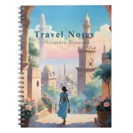 Caderno Espiral Notebook Personalizado no Verão na Turquia - Viage