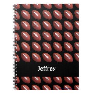Caderno Espiral Notebook Personalizado por Futebol