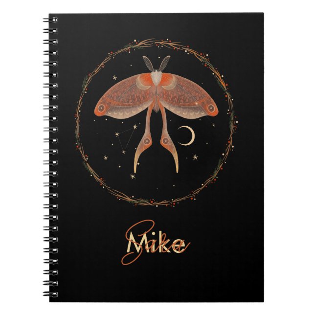 Caderno Espiral Notebook Personalizado por Matriz Celestial (Frente)