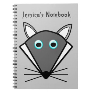 Caderno Espiral Notebook personalizável do Lobo das Bruxas