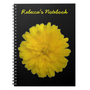 Caderno Espiral Notebook Personalizável Marigold Amarelo