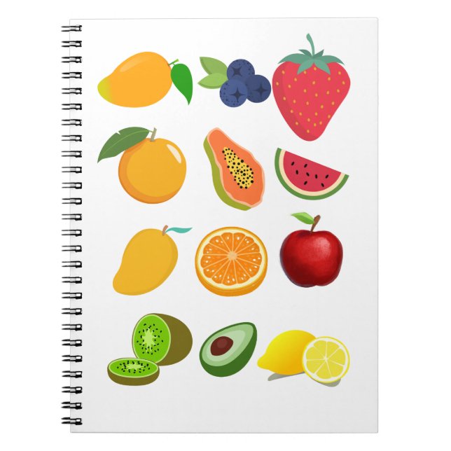 Caderno Espiral Notebook personalizável | Na moda e funcional (Frente)