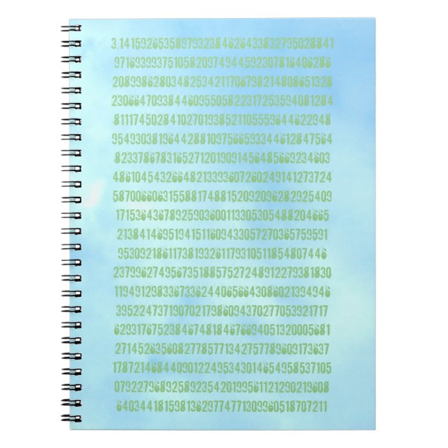 Caderno Espiral Notebook Pi (Frente)