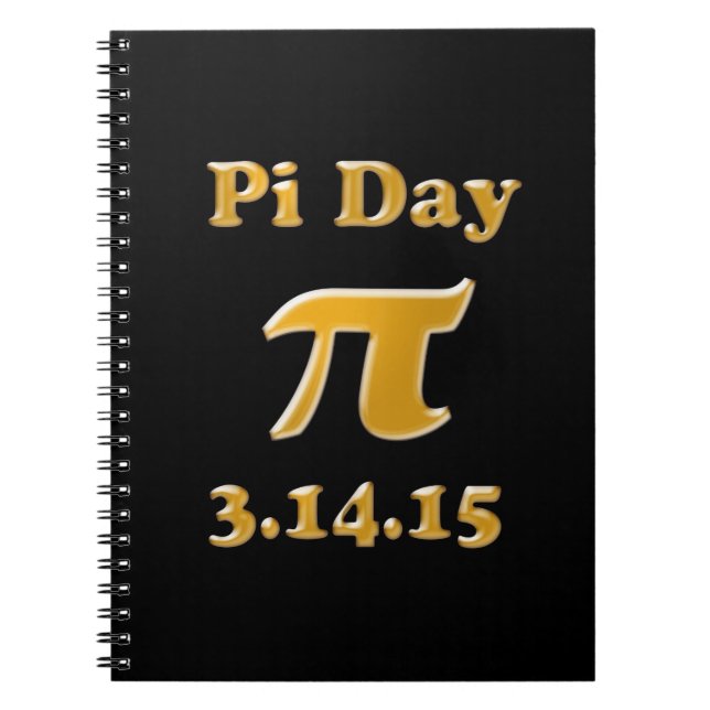 Caderno Espiral Notebook Pi Day 2015 (Frente)