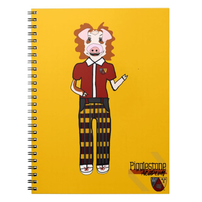 Caderno Espiral Notebook Pigglestone 4Y (Frente)