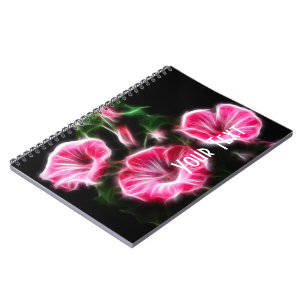 Caderno Espiral Notebook Pink Petunia Surreal