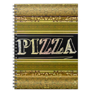 Caderno Espiral Notebook Pizza Spiral