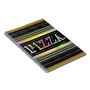Caderno Espiral Notebook Pizza Spiral
