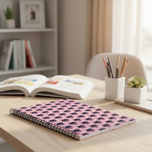 Caderno Espiral Notebook Planet Cat (Criador carregado)