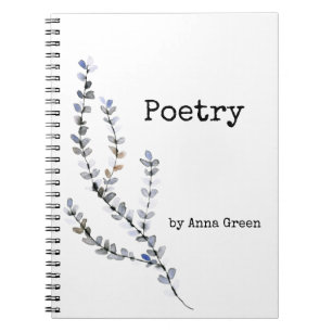 Caderno Espiral Notebook Poettry