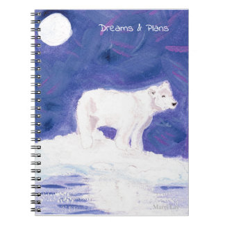 Caderno Espiral Notebook Polar Bear