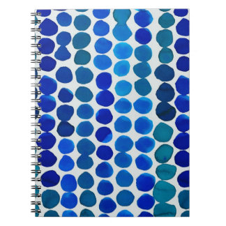 Caderno Espiral Notebook - Pontos Azuis!