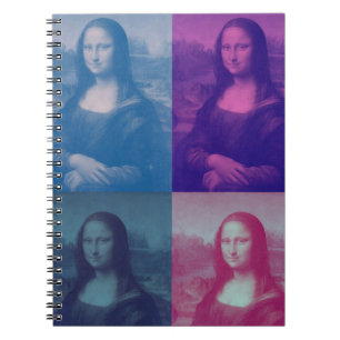 Caderno Espiral Notebook Pop Art Mona Lisa