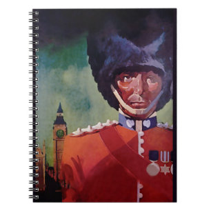 Caderno Espiral Notebook Poster londrino