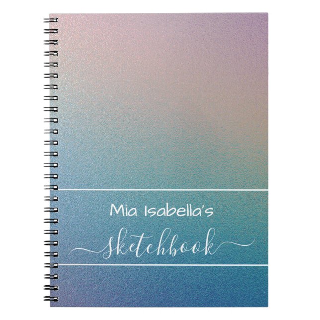 Caderno Espiral Notebook Pprecoce Shimmer (Frente)