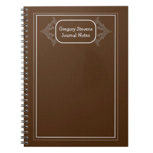 Caderno Espiral Notebook prateado