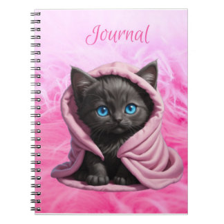 Caderno Espiral Notebook preto-branco-azul-olhais-cor-de-rosa-pret