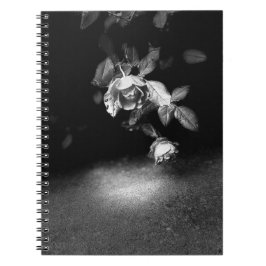 Caderno Espiral Notebook preto e branco